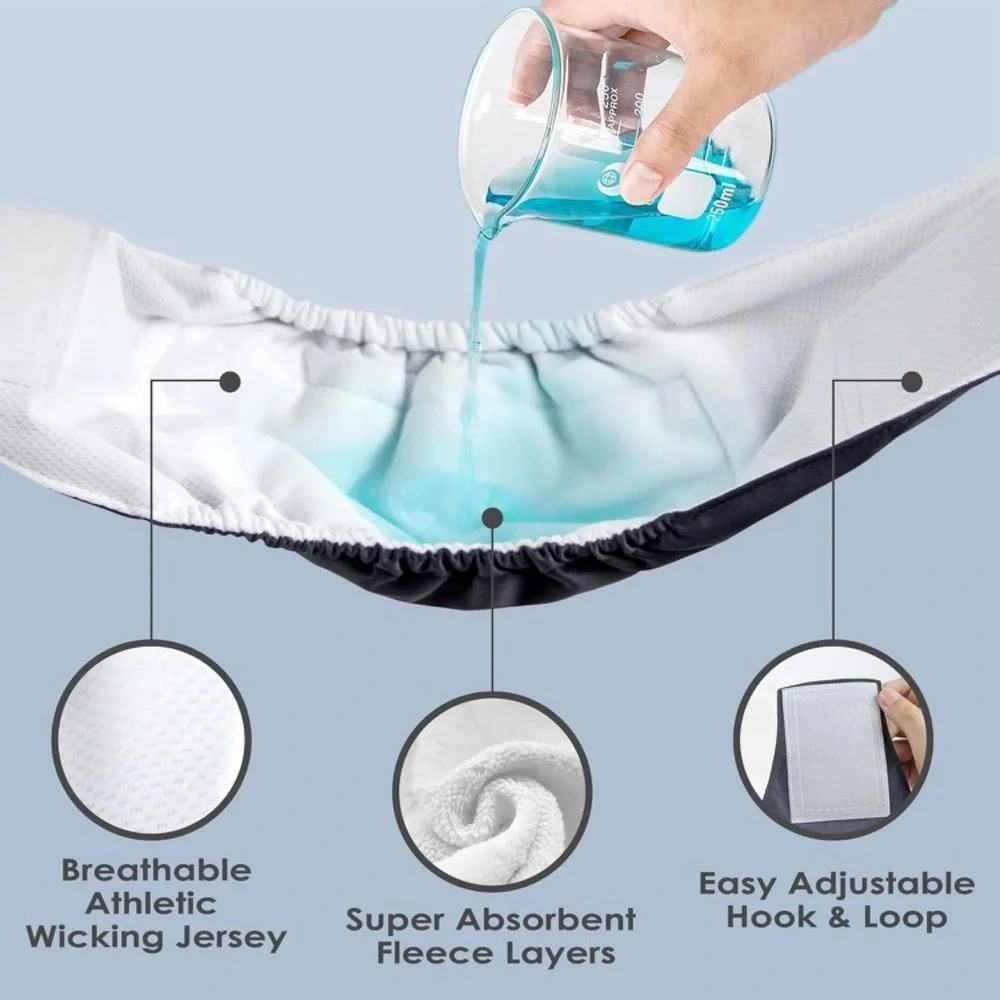 Wegreeco washable male belly band-medium